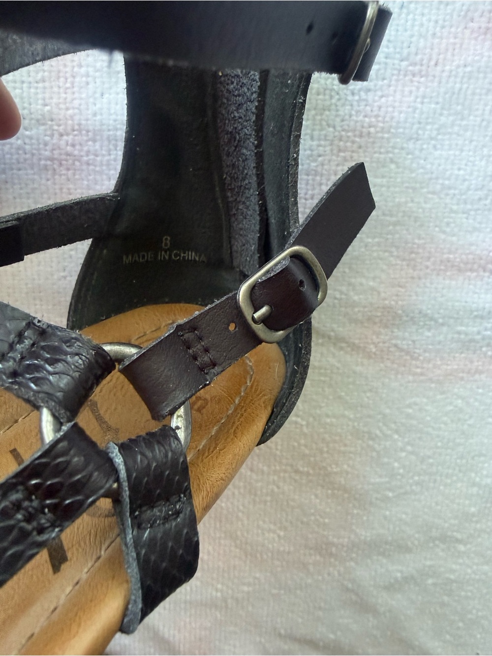 Blowfish Malibu Womens Black Strappy Gladiator Sandals Womens 8 - Picture 4 of 4